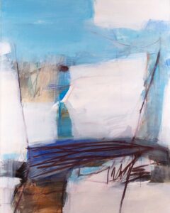 Auf dem Dhau | Acryl auf Leinwand | 80x100 | 2018